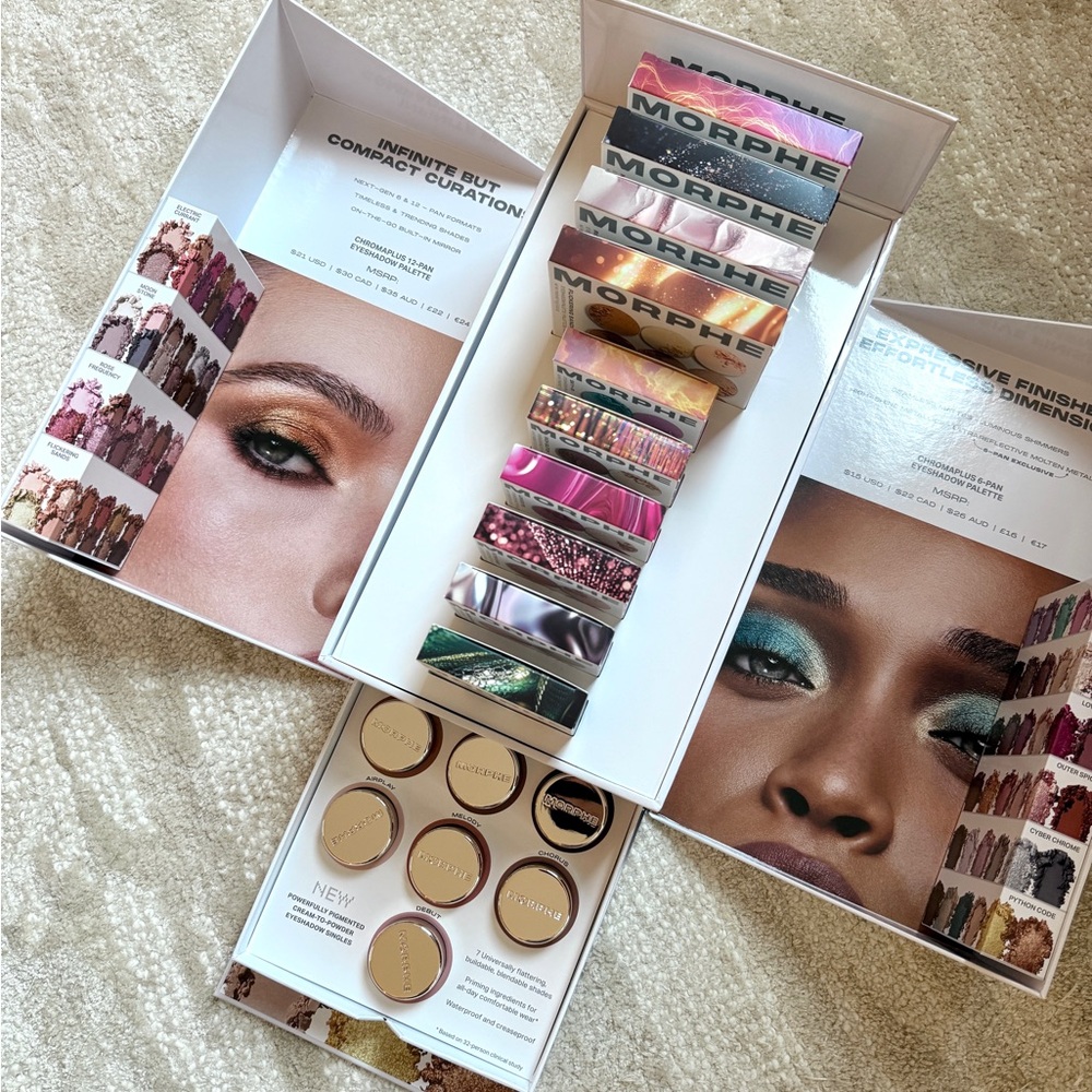 NIB morphe eyeshadow bundle